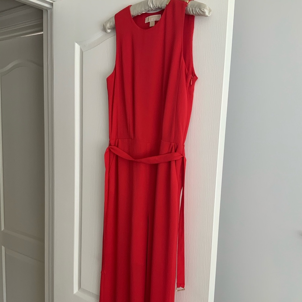Red jumpsuit